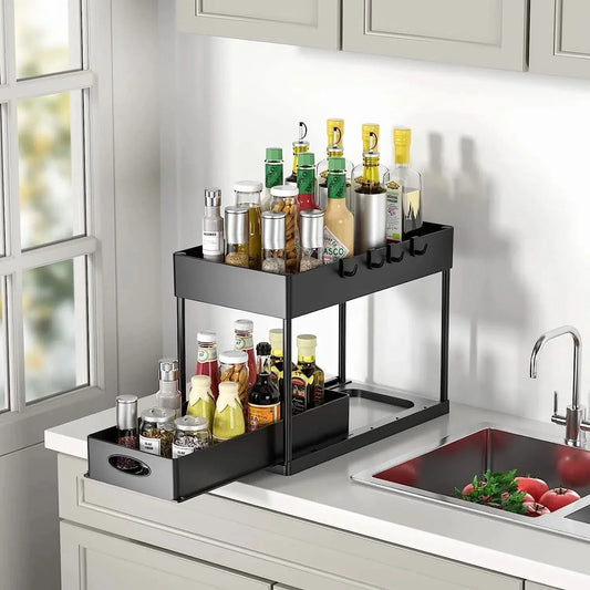 Organizador Multiuso Plastico Bajo Mesada Cocina Baño